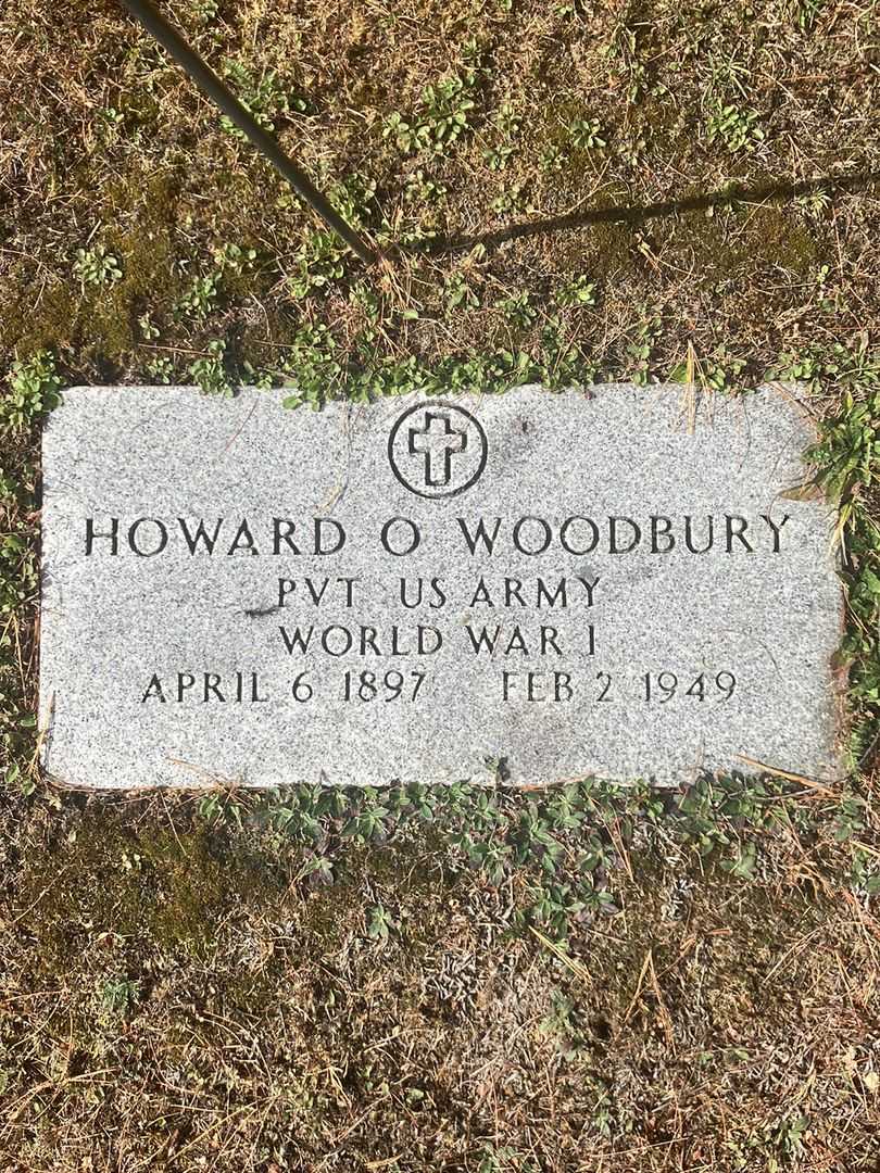 Howard O. Woodbury's grave. Photo 2