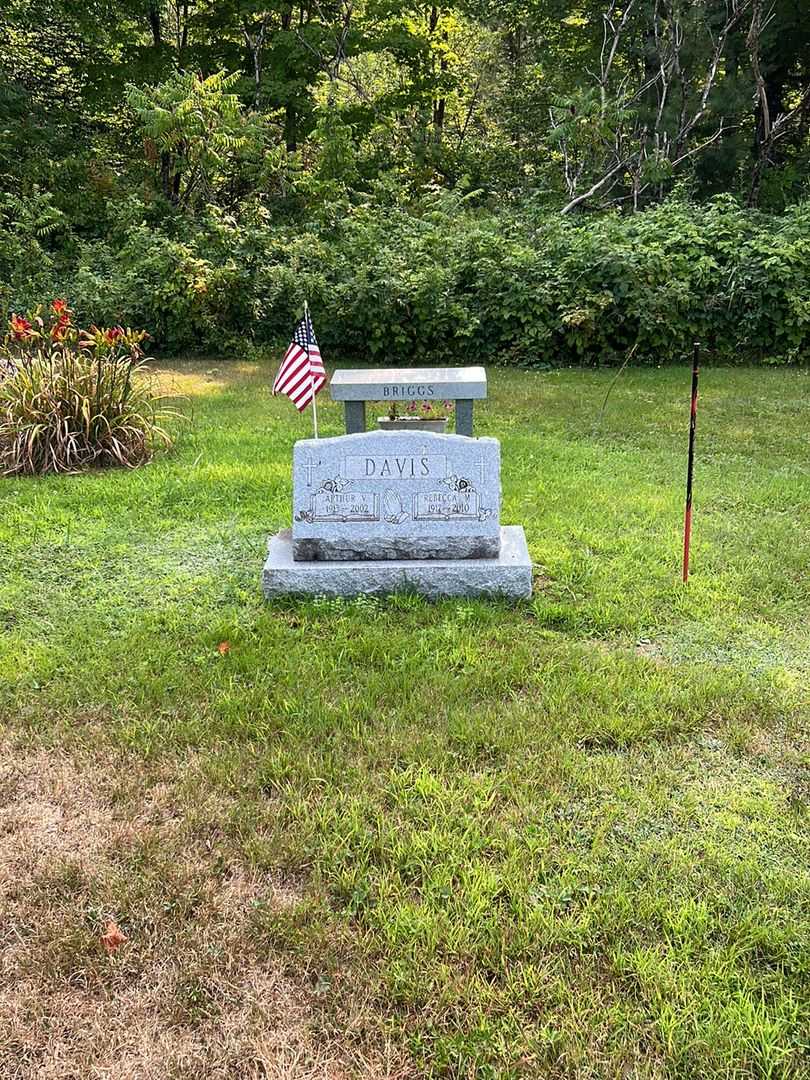 Arthur V. Davis's grave. Photo 1