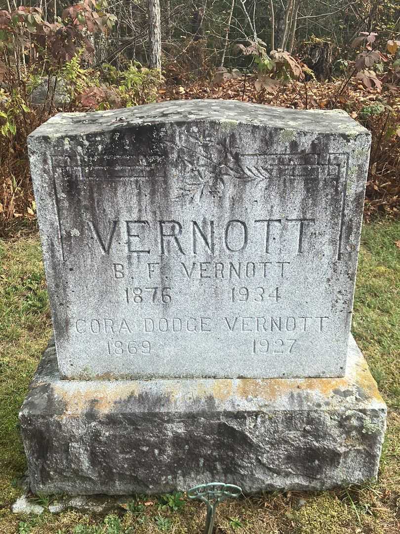 B. F. Vernott's grave. Photo 2