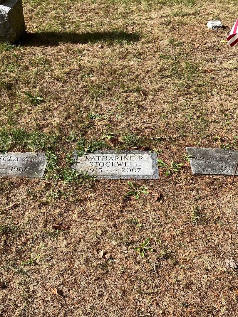 Katharine R. Stockwell's grave. Photo 2