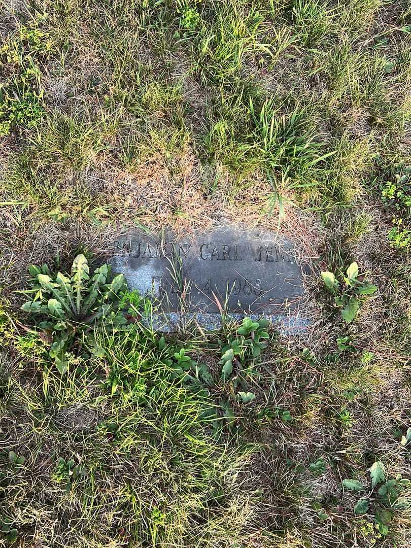 Benjamin Carl Jenne's grave. Photo 3