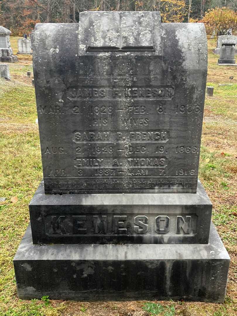 Emily A. Thomas's grave. Photo 2
