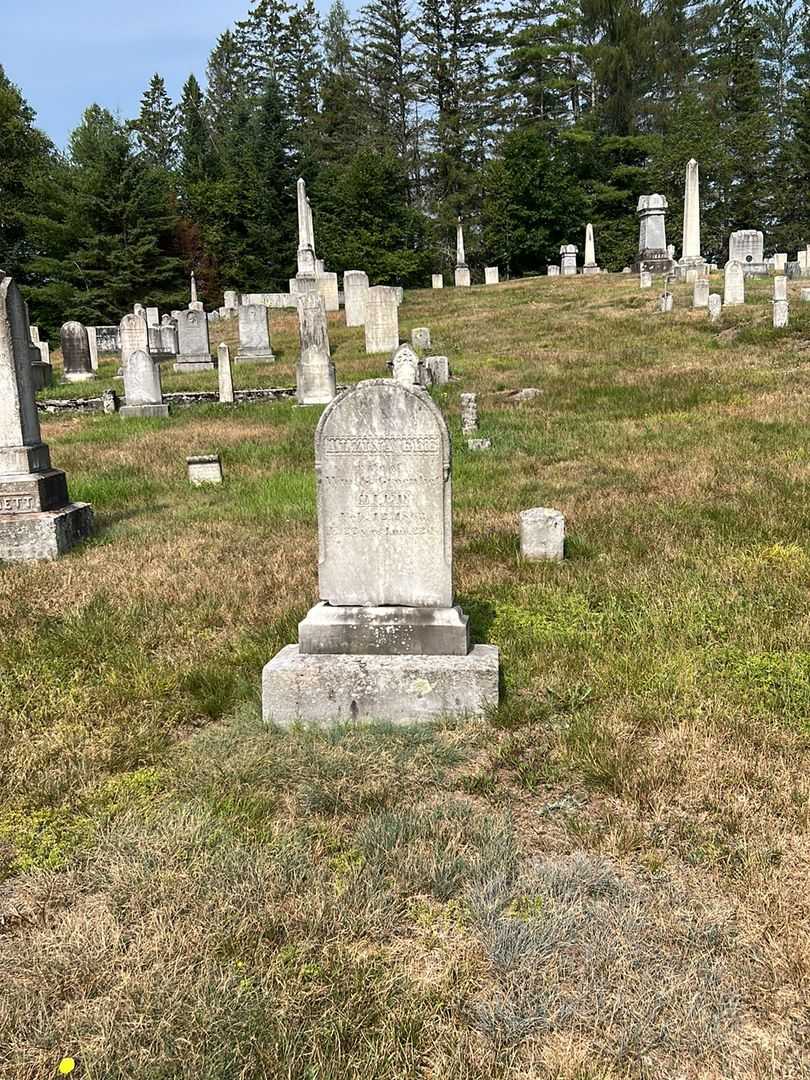 Alzina Gee Greenlief's grave. Photo 1