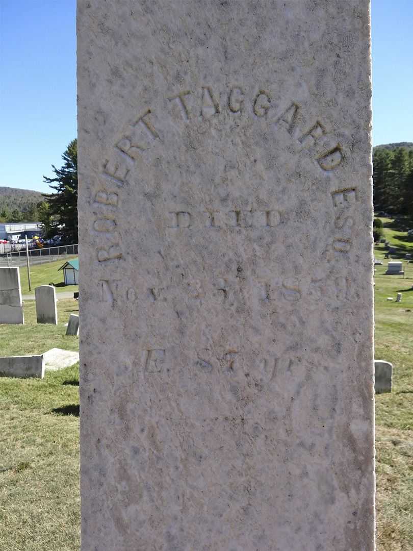 Robert Taggard's grave. Photo 2