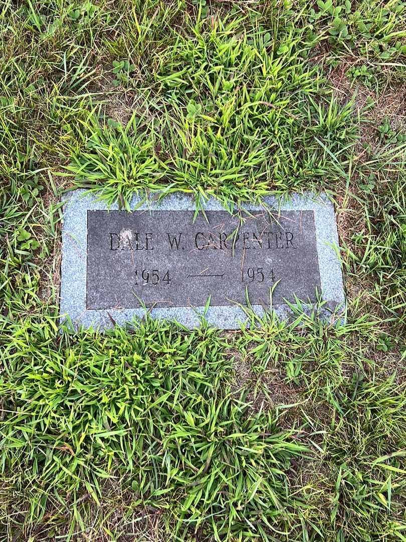 Dale W. Carpenter's grave. Photo 2