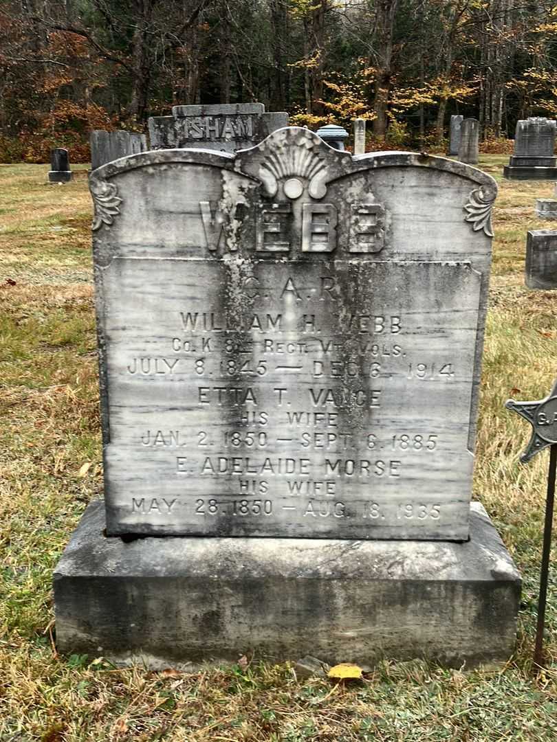 William H. Webb's grave. Photo 2
