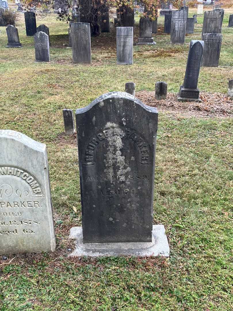 George A. Parker's grave. Photo 1