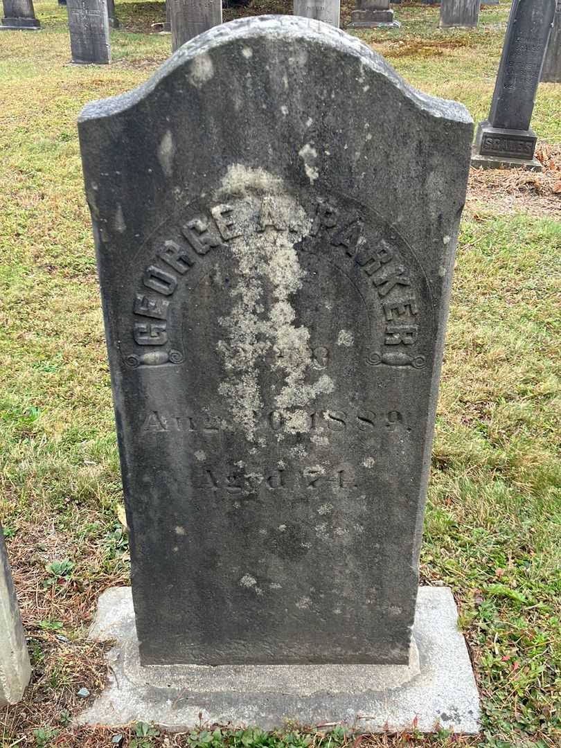 George A. Parker's grave. Photo 2