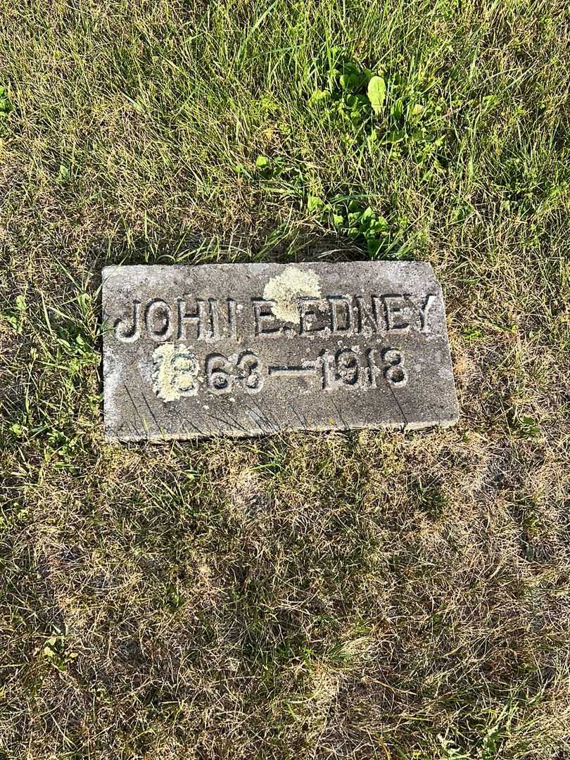 John E. Edney's grave. Photo 3