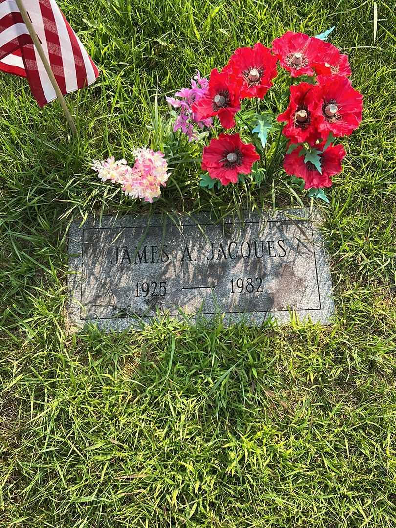 James A. Jacques's grave. Photo 3