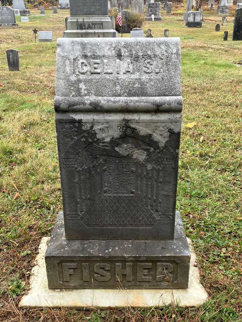 Celia S. Cable Fisher's grave. Photo 3