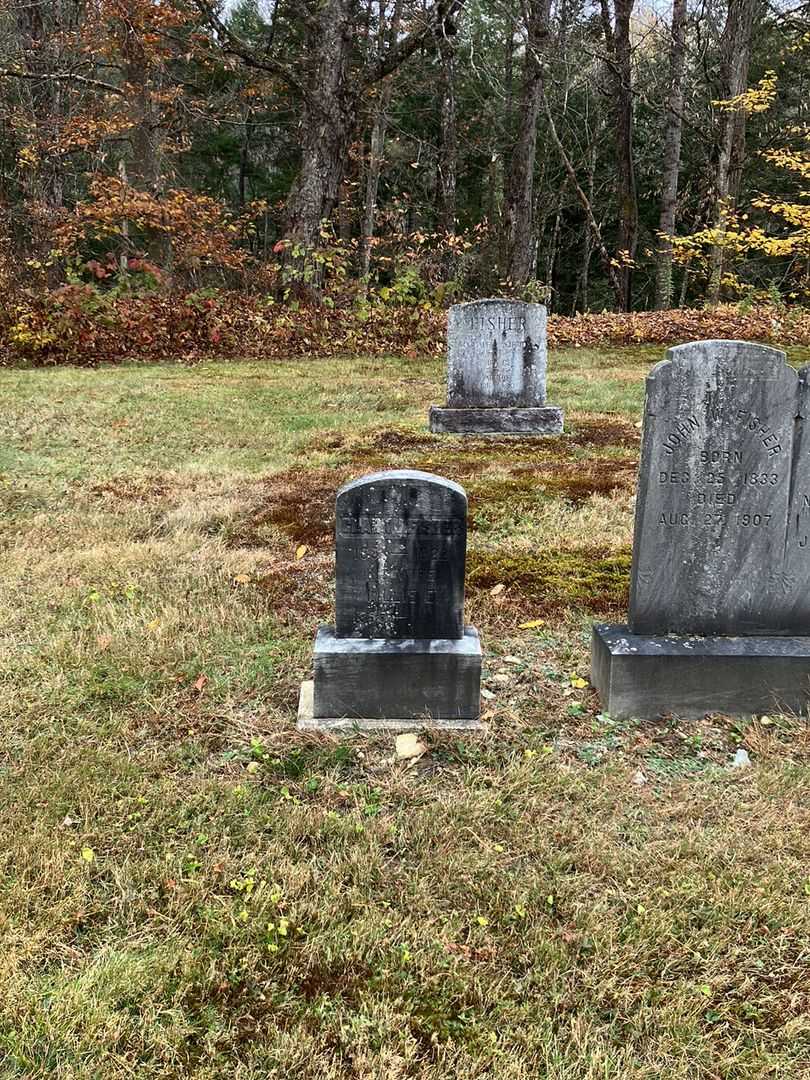 Clark J. Fisher's grave. Photo 1