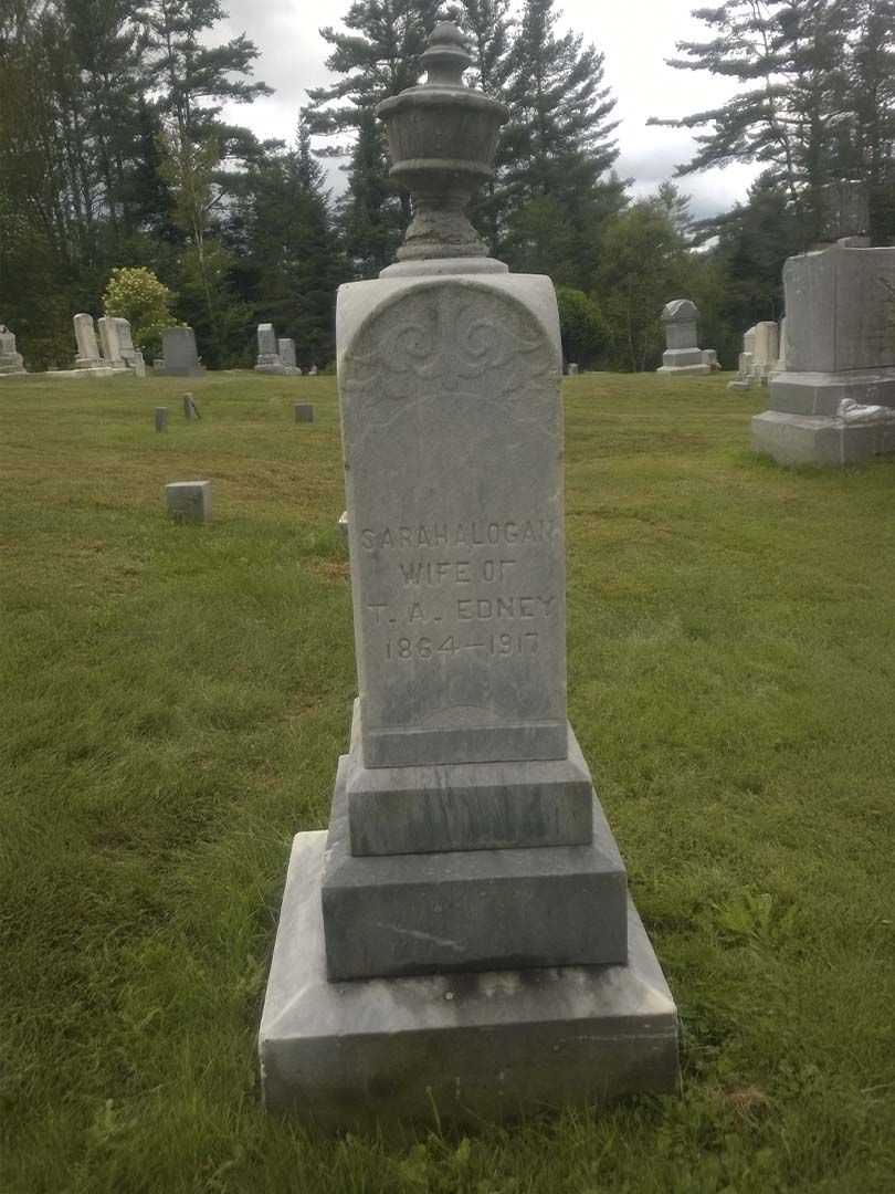 Sarah Anna Magdelaine Edney's grave. Photo 1