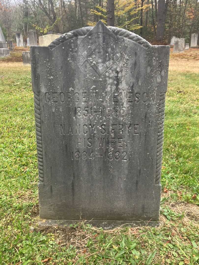 George W. Keneson's grave. Photo 2