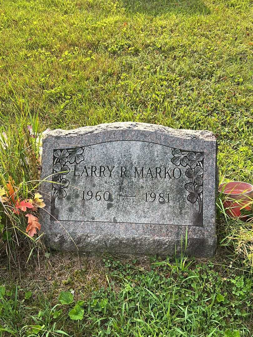 Larry R. Marko's grave. Photo 2